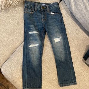 Old navy toddler denim worn once 3T ! Brand new condition